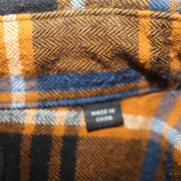 Uniqulo Flannel Checked Long Sleeve Shirt Size M - Picture 8 of 9